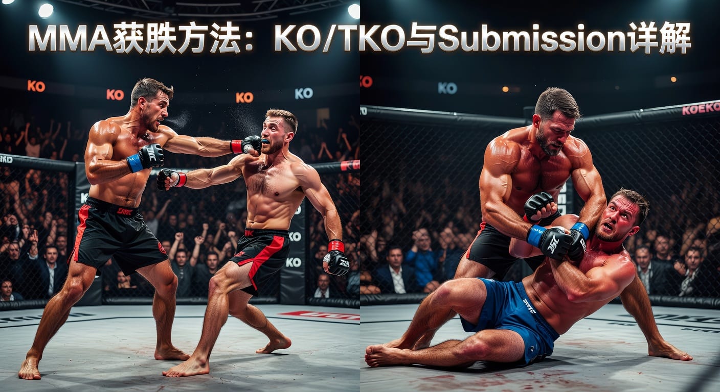 MMA方法 KO/TKO Submission 结果解读