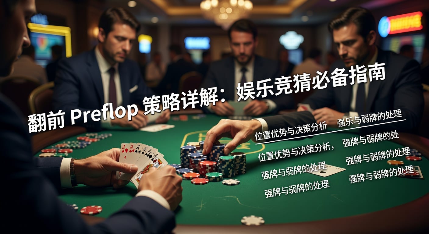 翻前 preflop：起手阶段判断与实战框架